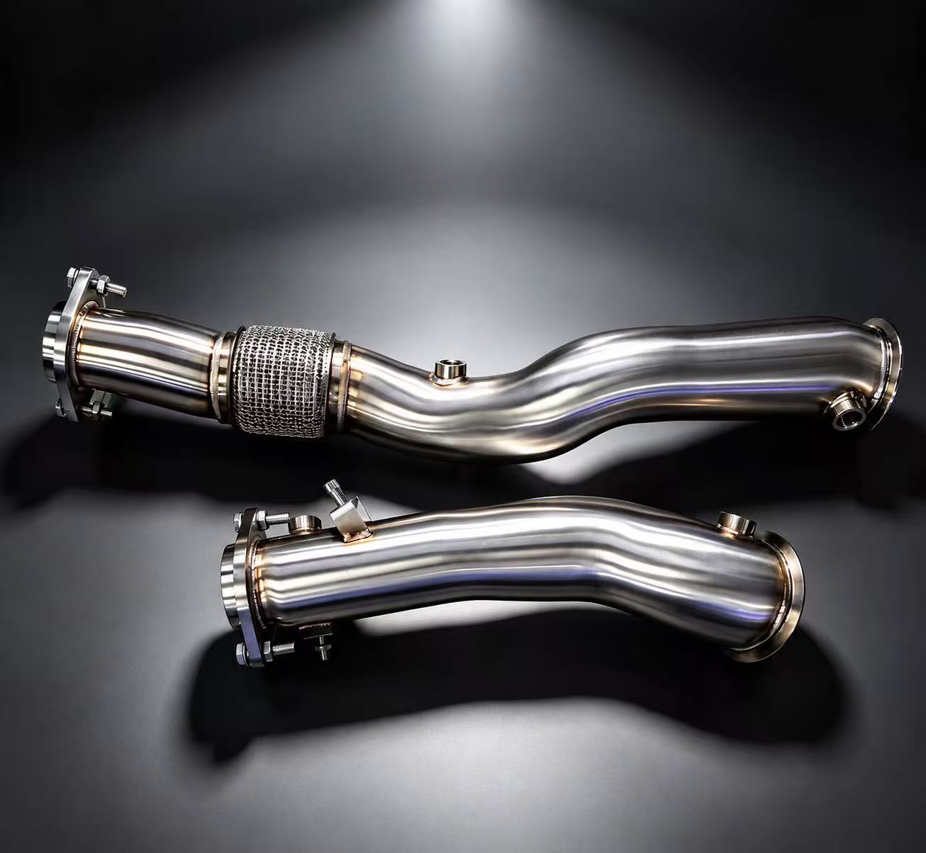 Prale Performance BMW M4 G82 stainless-steel track exhaust components