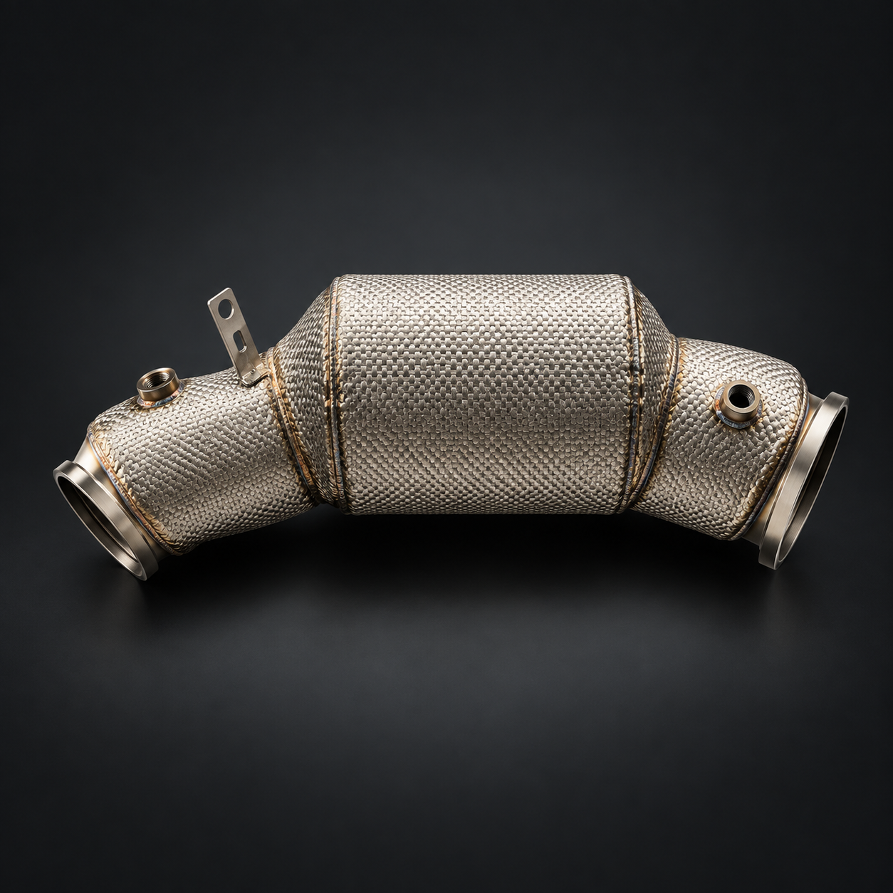 AI-restored reference: Compact shielded front section