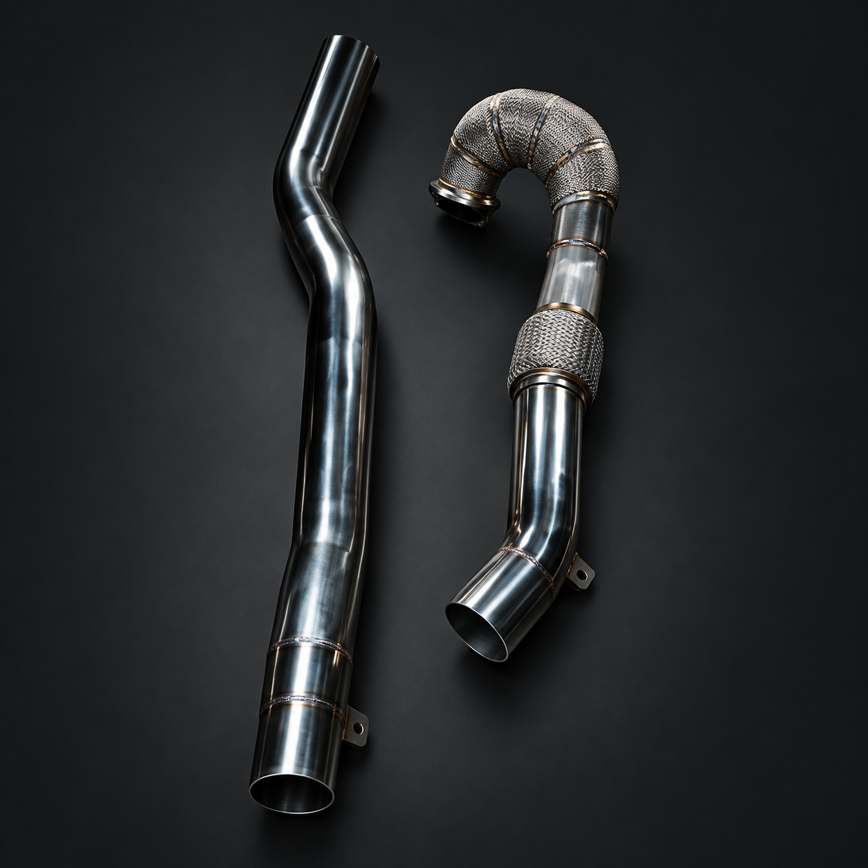 AI-restored reference: Front section with extension pipe