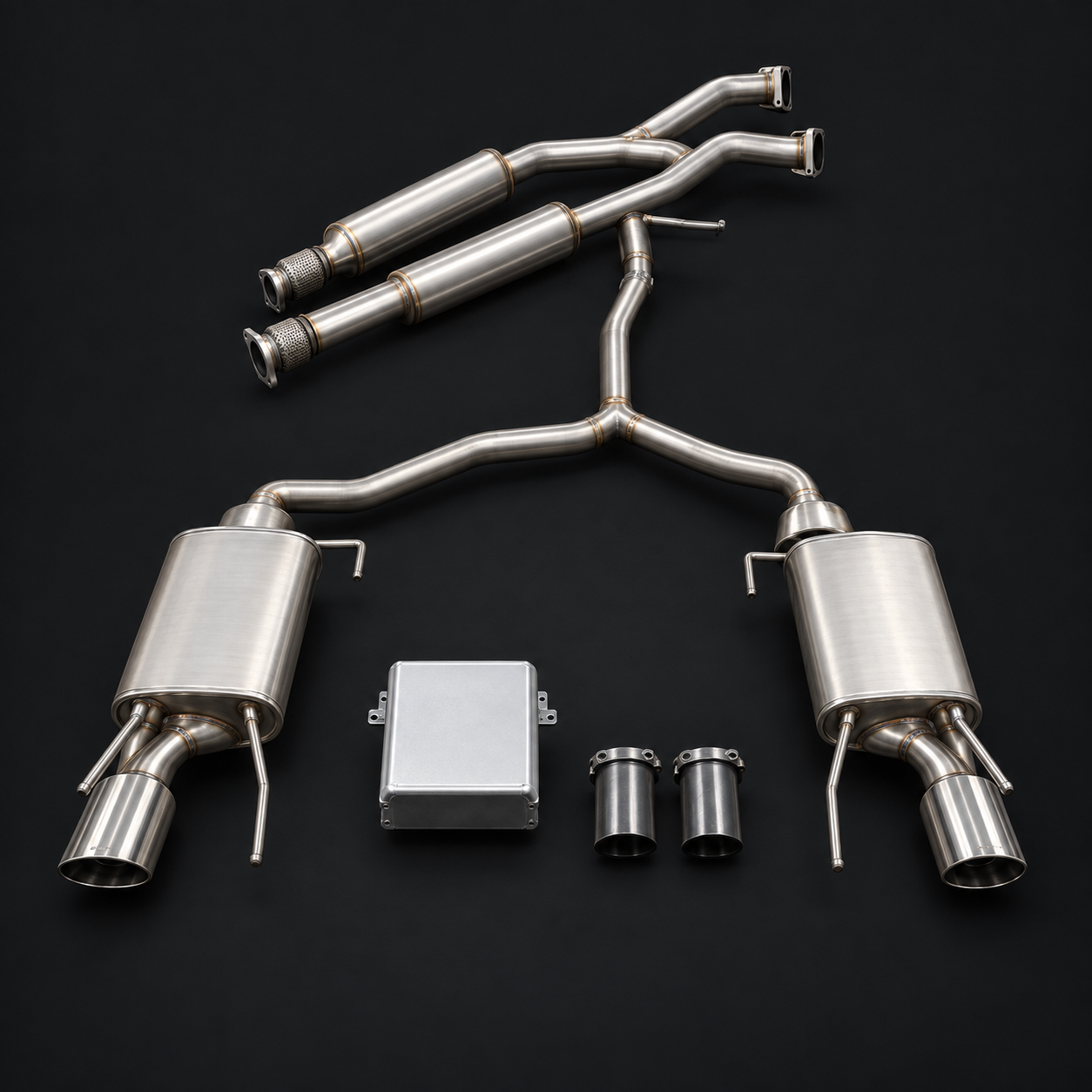 AI-restored reference: IS-series mid & rear system